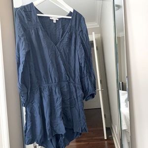 American Eagle Blue Romper